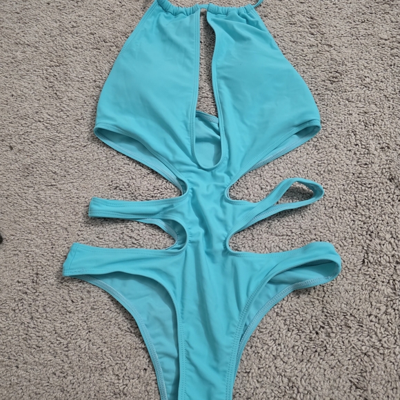 Other - Kids Aqua One Piece Swimsuit